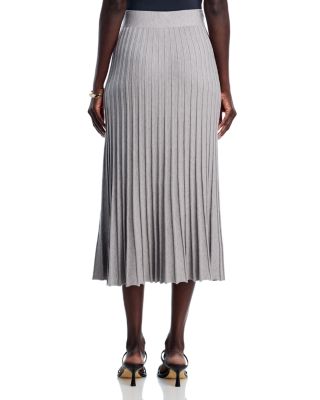 Pleated Midi Skirt