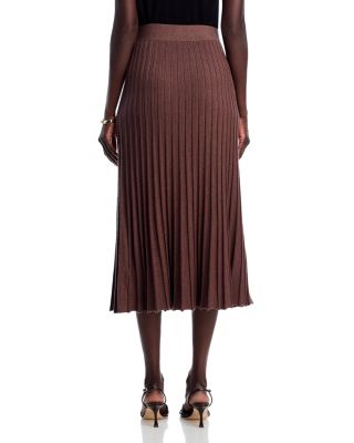 Pleated Midi Skirt