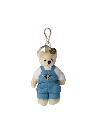 Teddy Bag Charm with Metal Ring