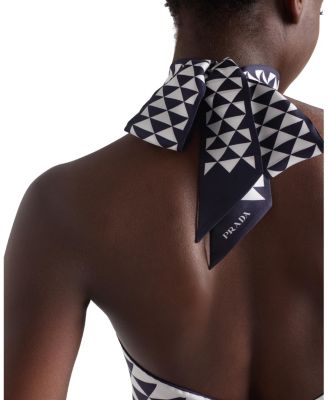 Printed Silk Twill Scarf