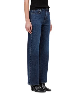 Harper Mid Rise Relaxed Straight Jeans in Echo
