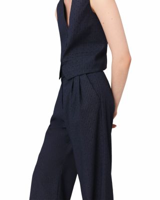 Rhinestone Pinstripe Pants