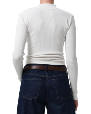 Sheena Henley Ribbed Top