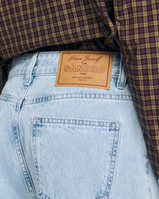 Straight Leg Jeans in Blue