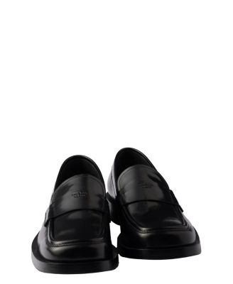 Men's Brushed Leather Loafers