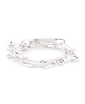 Kelly Double Chaine Bracelet Sterling Silver