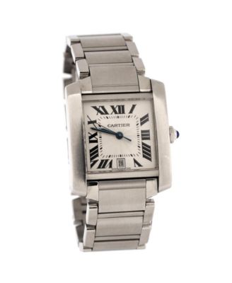 Tank Francaise Quartz Watch in Stainless Steel 25mm