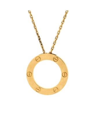 Pre-Owned Cartier - Love Pendant Necklace 18K Gold