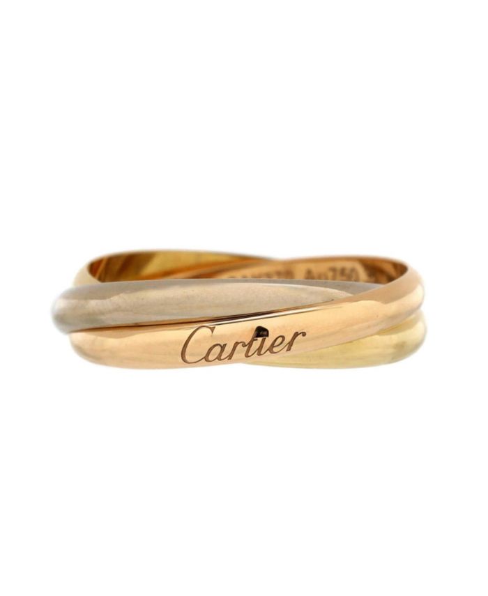 Small Trinity Ring 18K Tricolor Gold