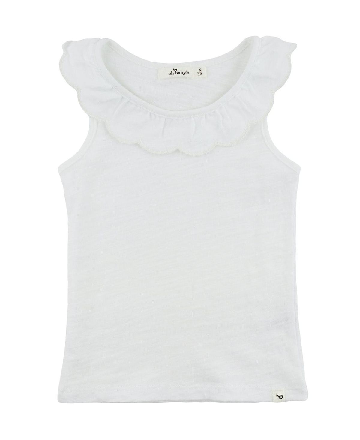 oh baby! Girls' Bella Collar Tank - Little Kid