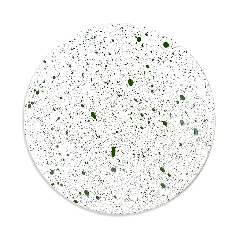 Non Sans Raison Splash Bread & Butter Plate In Green