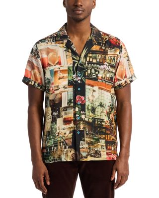 Harry&#39;s Place Button Down Camp Shirt