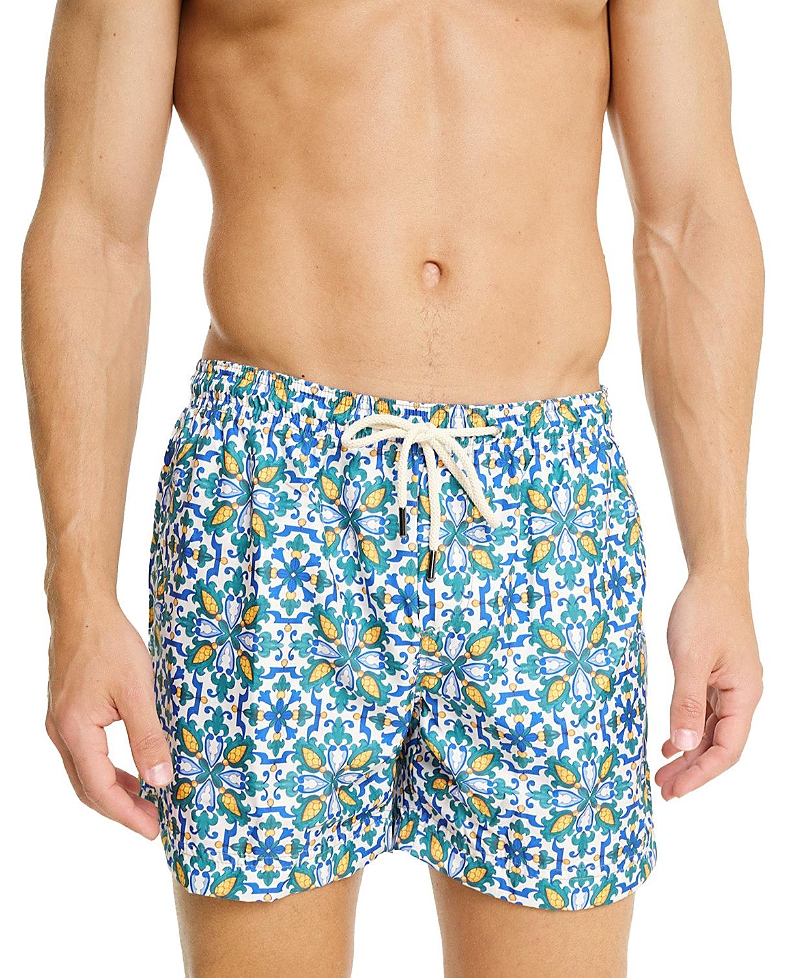 Peninsula Swimwear Graphic-print Swim Shorts In Multi