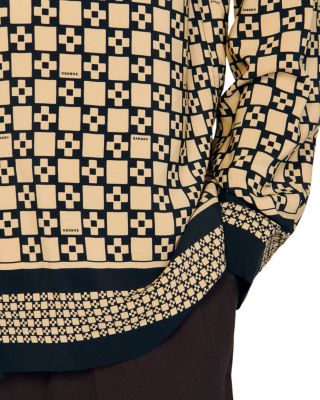 Printed Loose Fit Button Shirt