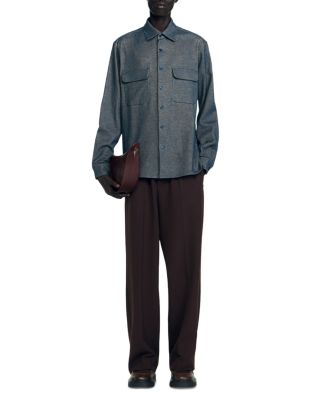 Relaxed Fit Flannel Overshirt