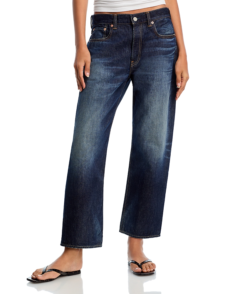 Denimist Lindsay High Rise Ankle Slim Leg Jeans in Dewitt Blue