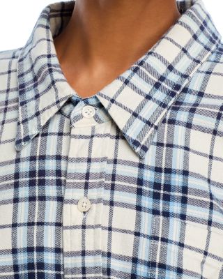 Cropped Button Front Shirt