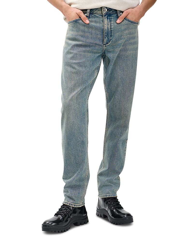 Rag & Bone Fit 3 Authentic Stretch Athletic Fit Jeans In Sepia Blue In Blue
