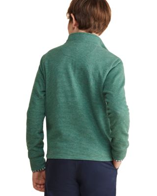 Boys' Saltwater Stripe Quarter Zip Mock Neck Sweatshirt - Little Kid, Big Kid 