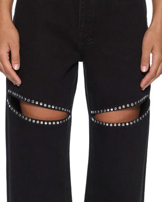 Playback Sliver Renaissance High Rise Jeans in Black 