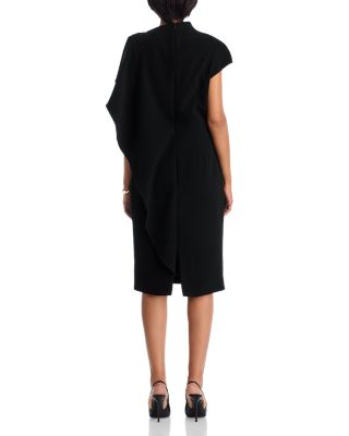 Embellished Cape Dress