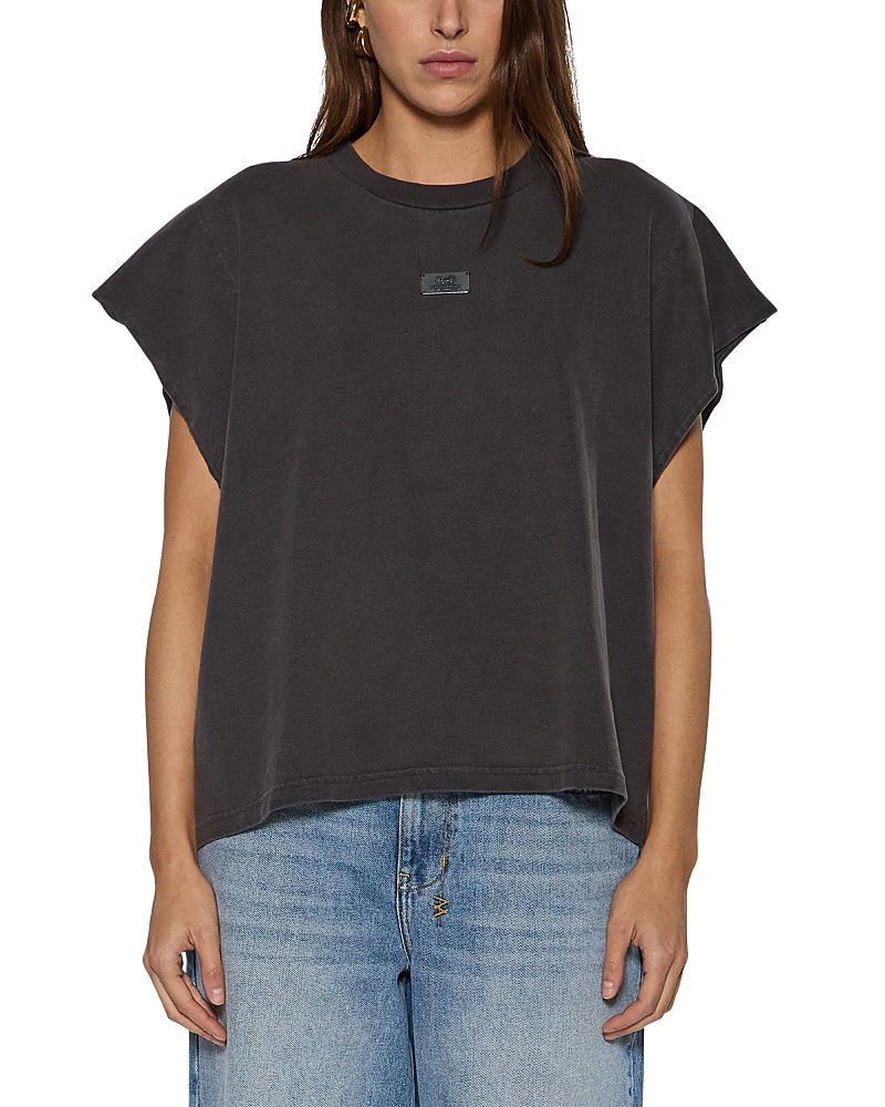 Ksubi Badge Origin Tank Washed Tee In Blue