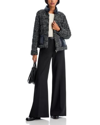 Tweed Short Puffer Jacket