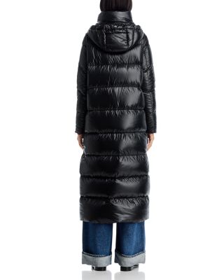 Shiny Long Hooded Coat