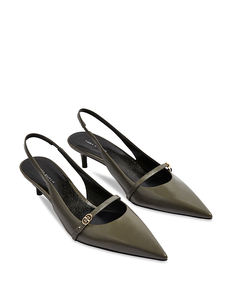 Tory Burch Women's Double T Buckle Mary Jane Pumps · 9