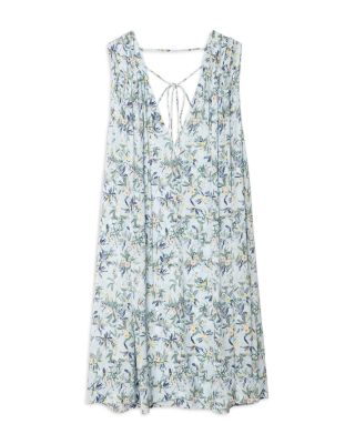 Short Dress in Viscose