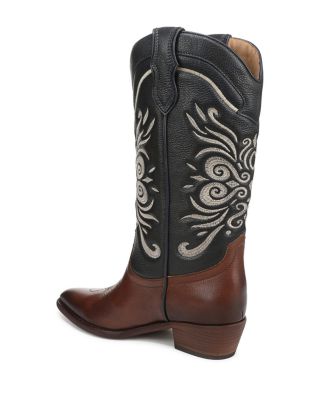 Women's Robbie Leather Cowboy Boots