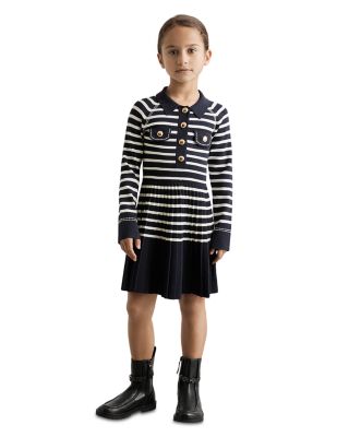 Girls' Sapna Striped Knitted Dress - Big Kid