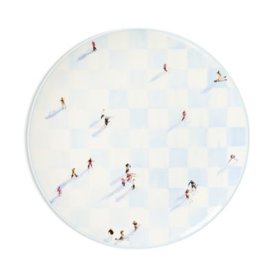 Gray Malin Ski Holiday Dinner Plates, Set of 4 - Exclusive
