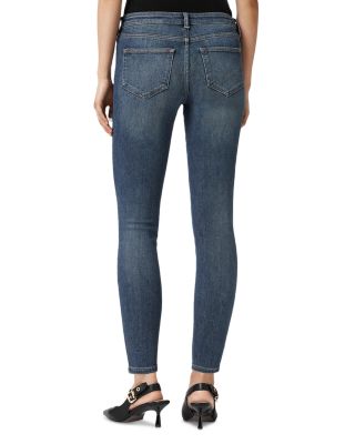 Miller Size Me Mid Rise Skinny Jeans in Washed Indigo