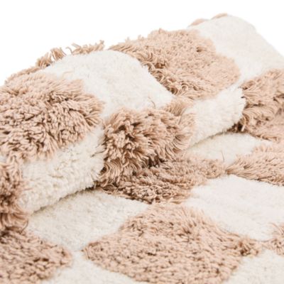 Checkerboard Bath Rug, 24" x 40"