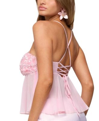 Vella Sequin Sheer Chiffon Top