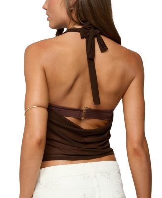 Issey Layered Bra Cowl Neck Top