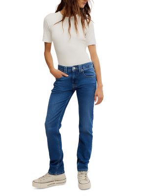 Oracle Low Rise Slim Straight Jeans in Sky&#39;s The Limit