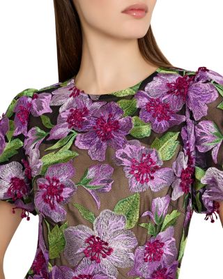 Yasmin 3D Floral Dress