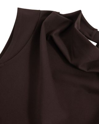 Harlan Twill Jersey Midi Dress