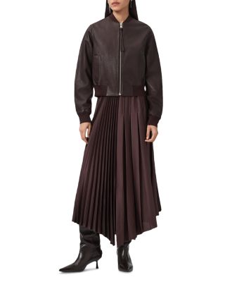 Orten Leather Bomber Jacket