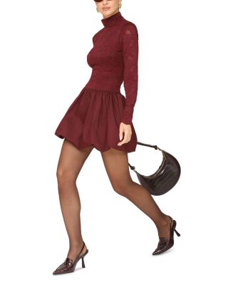 Bubble Hem Mini Dress