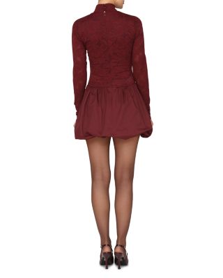 Bubble Hem Mini Dress