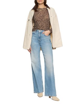 Long Sleeve Mesh Top