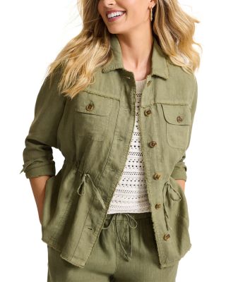 Two Palms Linen Jacket