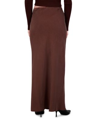 Brushed Straight Slip Skirt