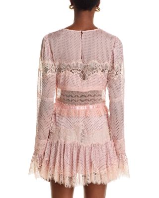 Sevilla Lace Trim Mini Dress