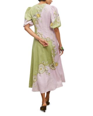 Sora Linen Midi Dress