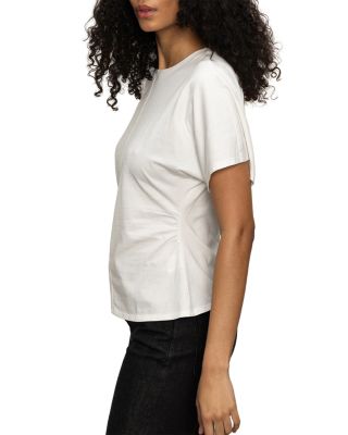 Shirred Waist Dolman Tee