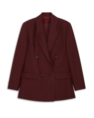 Fluid Bordeaux Blazer